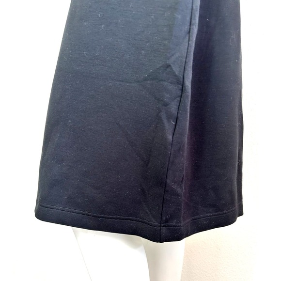 Varley Louisa Dress WOmens Size Large Black Zip Through Midi Pockets NWT $188 - Picture 10 of 13